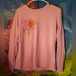 Large Pink Nike Longsleeve Shirt